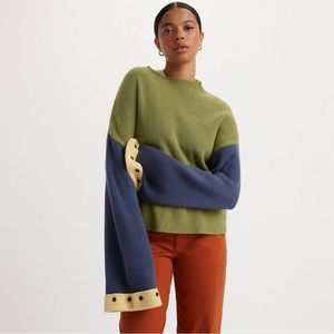 Levi’s X Emma Chamberlain Mockneck Sweater size Small